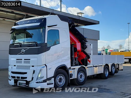 Volvo FH 500 8X2 NEW Palfinger PK92002 SH 8+6 JIB Crane 3.5t Winch Lift-Lenkachse Navi
