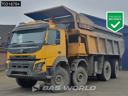 Volvo FMX 520 FMX 32m3 AJK Pusher Big-Axle Steering-Axle Powertronic Euro 3