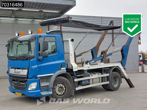 DAF CF 400 4X2 FRONTAL CABIN DAMAGE VDL P14 Skiploader Euro 6
