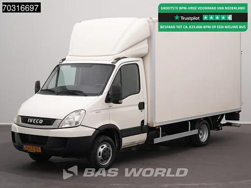 Iveco 40C14 3,0L 3,5t Trekhaak Laadklep Zijdeur Dubbellucht Bakwagen Airco Cruise Meubelbak Koffer Airco Trekhaak Cruise control
