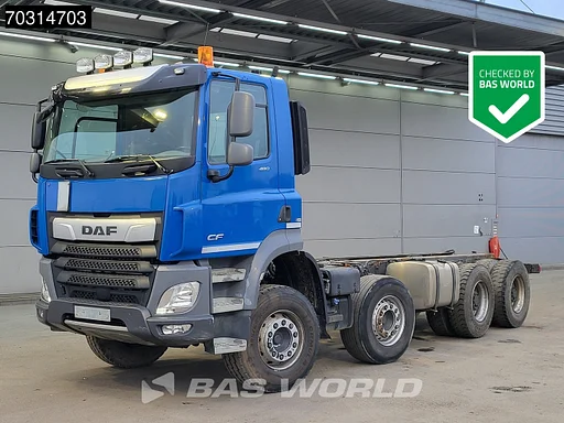DAF CF 480 CF 8X4 Chassis Steel Suspension Big-Axle MX Engine Brake Euro 6