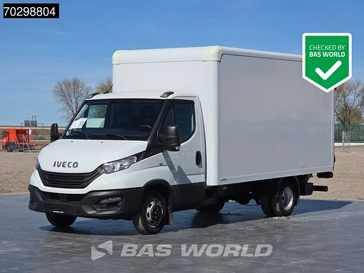 Iveco Daily 35C16 Furgón de plataforma elevadora con eje trasero doble 160PK Aire acondicionado Euro6 Caja Cerrada A/C