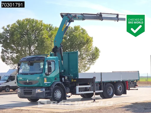 Renault Premium 380 6X2 Grúa Palfinger PK20002 + Eje Elevable y Direccional + Suspensión Neumática Euro 5