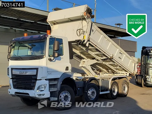 DAF CF 510 8X4 12m3 2-side tipper Big-Axle steelsuspension Retarder Euro 6