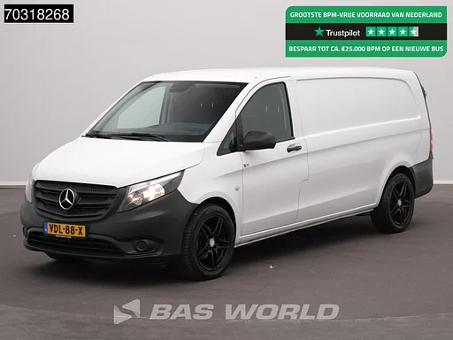 Mercedes-Benz Vito 111 L3H1 Navi Trekhaak Airco Cruise Camera Parkeersensoren v+a Euro6 L3 Long Airco Trekhaak Cruise control