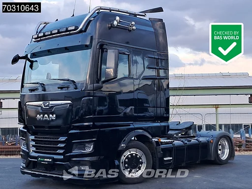 MAN TGX 18.510 4X2 GX Mega Hebesattel Retarder 2xTanks Alcoa's Standklima Navi ACC