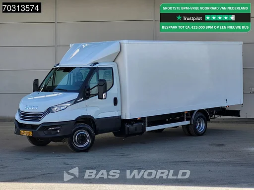 Iveco Daily 72C21 3.0L Automaat XL 551cm Lang Dubbellucht 210PK Bakwagen Airco Cruise Euro6 Meubelbak Koffer Airco Cruise control