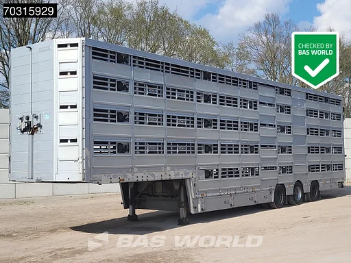 Pezzaioli 3 axles 5 Deck Animal livestock