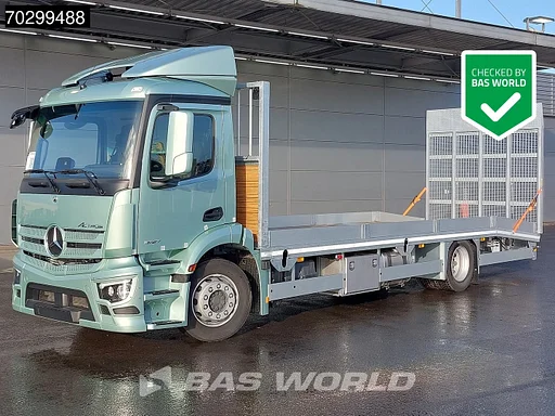 Mercedes-Benz Actros 1827 4X2 NEW! machine transporter 101cm loadfloor Oprijwagen Hydraulic ramp Euro 6