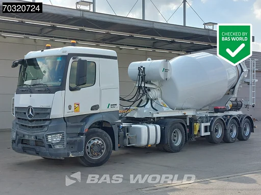 Mercedes-Benz Actros 1845 4X2 ClassicSpace Retarder Hydraulik + Schwing-Stetter 12m3 Liftachse