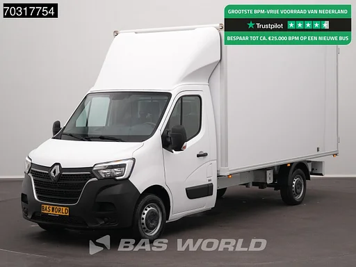 Renault Master 145PK Bakwagen Achterdeuren LED Airco Cruise Euro6 Meubelbak Koffer Airco Cruise control