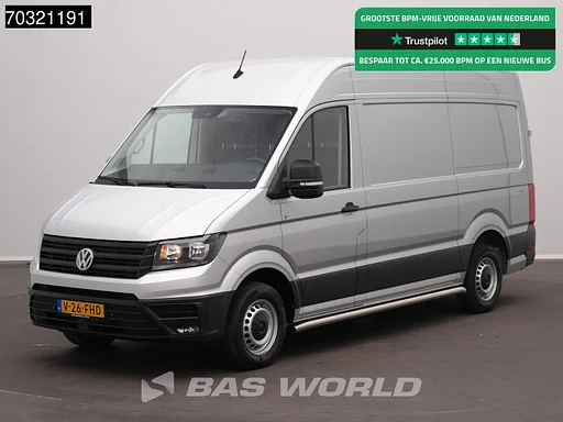 Volkswagen Crafter 140pk Automaat L3H3 Trekhaak Navi Airco Cruise CarPlay Parkeersensoren Euro6 L2H2 Airco Trekhaak Cruise control