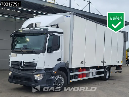 Mercedes-Benz Actros 1827 4X2 18tonner 2000kg Ladebordwand box heating Xenon Automatic Euro 6