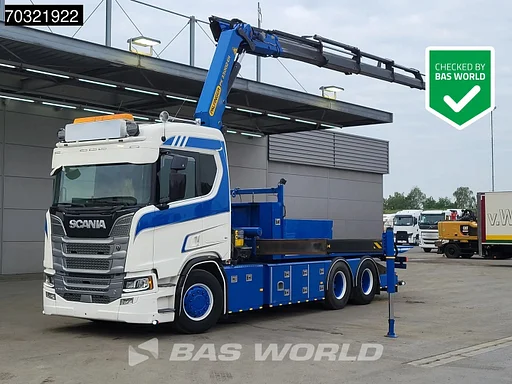 Scania R580 R 6X2 Abschleppwagen Palfinger PK33002 EH Crane Winch Recovery vehicle