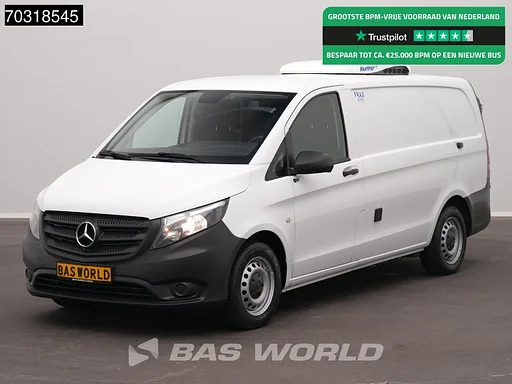 Mercedes-Benz Vito 116 Automaat L2H1 Kerstner 230v Stekker Airco Cruise Camera Euro6 L2 Koel Koeler Kühl Kühler Kühlwagen Kühlkasten Airco Cruise control