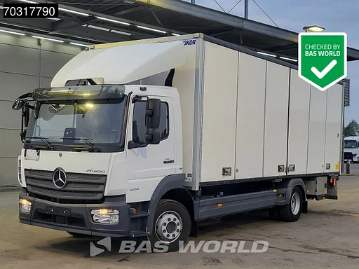 Mercedes-Benz Atego 1224 4X2 12tonner Box heating 1500kg Ladebordwand Automatic Euro 6