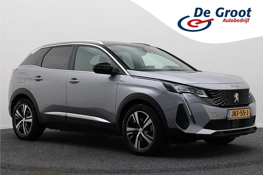 Peugeot 3008 1.6 HYbrid 225 GT Telhado de pano ACC, câmera Apple Carplay, Sfeerverlichting, LED, DAB, 18''