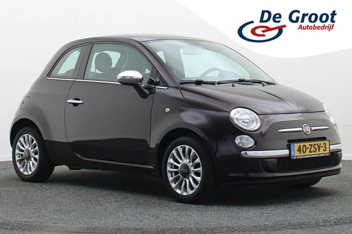 Fiat 500 0.9 TwinAir Lounge Airco, Panoramadak, Radio/CD, AUX, Elektrisch Pakket, 15''