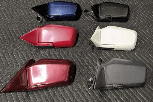 Buitenspiegel links gespoten zonder spiegelglas BMW 3 serie E30 51168106593 8106593