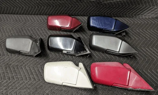 Buitenspiegel rechts gespoten zonder spiegelglas BMW 3 serie E30 51168106596 8106596