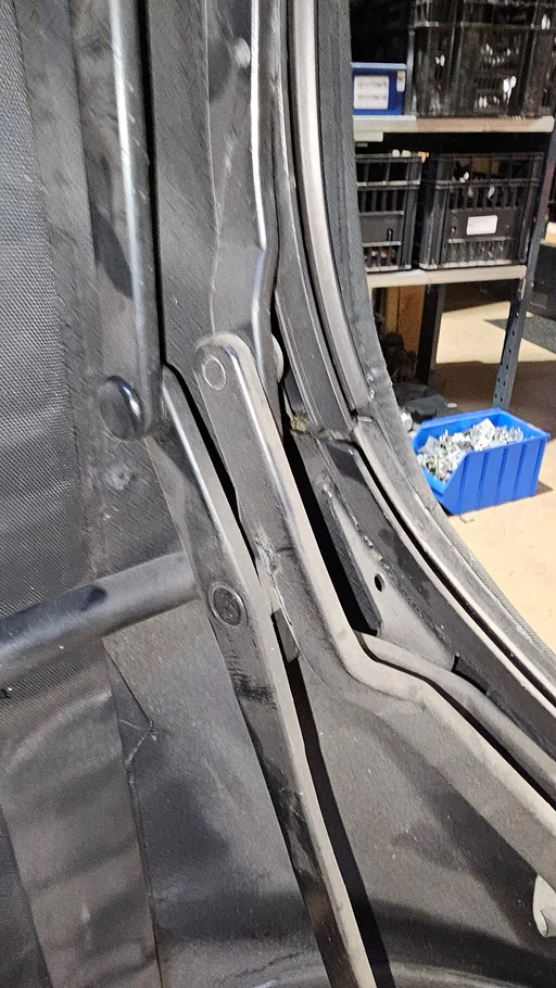 Cabriokap frame handbediend BMW 3 serie E30 54311932701 1932701