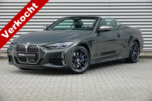 BMW M440i 4-serie Cabrio xDrive | ACC | Air Collar | Laser | HUD | H&K | Memory | Dravitgrau |