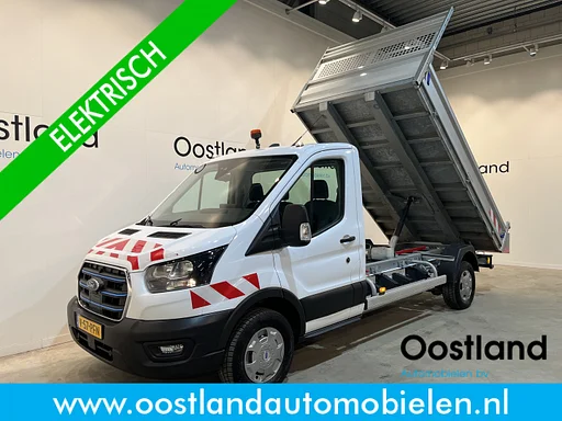 Ford E-Transit 390 (3500 kg) L3 Trend 68 kWh RWD Kipper / Tipper / 100% Elektrisch / klima / Tempomat / kamera / CarPlay / navi / 6.700 KM !!
