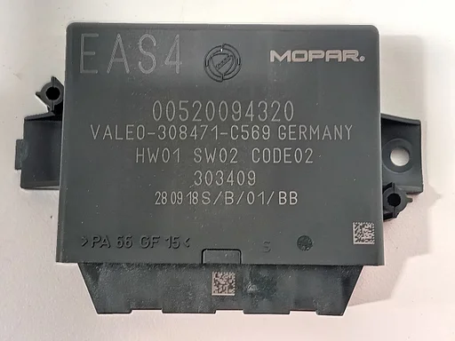 Computer park distance control Fiat 500