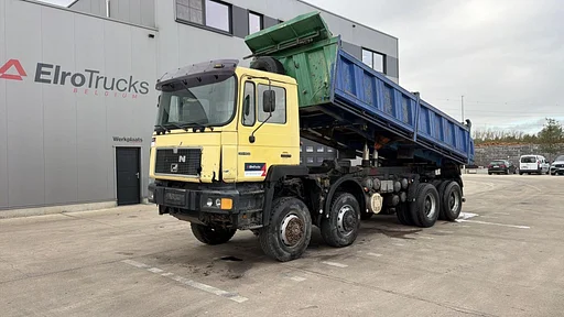 MAN 35.402 (8X6 / BIG AXLES / GRAND PONT / LAMES / STEEL SUSP. / 6 CYLINDER)