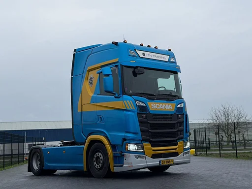 Scania S500 VOLLUCHT, 2 TANKS, EURO 6D, LEER, VOL SPOILER, RETARDER