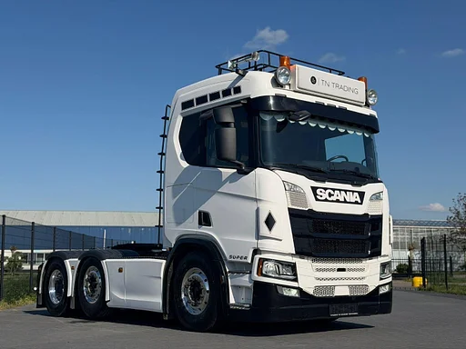 Scania R540 SHOWTRUCK, LAAG DAK, PTO VOORBEREID, VOLLUCHT, RETARDER, ALCOA'S.