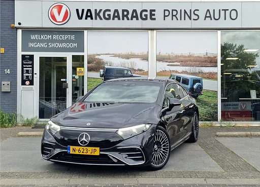 Mercedes-Benz EQS 450+ Edition 1 108 kWh |SOH %|4WD|2 DE EIGENAAR|BURMESTER|STOEL.VW\KOELING|HYPERSCREEN|KEYLESS|PANO|ACHTERASBESTURING| 5037
