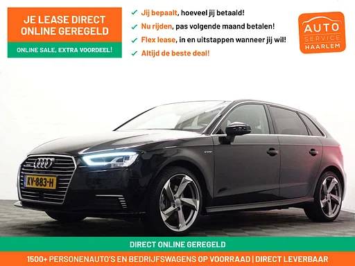 Audi A3 Sportback 1.4 e-tron S-line Aut- Virtual Cockpit, Sport Leder, Keyless, xenon Led Matrix, hősugárzó