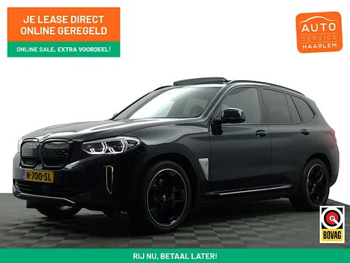 BMW iX3 High Executive 80 kWh M Sport Aut- SOH 97%, panorama roof Harman Kardon, Head Up, Memory, CarPlay, Sfeerverlichting, 360 camera