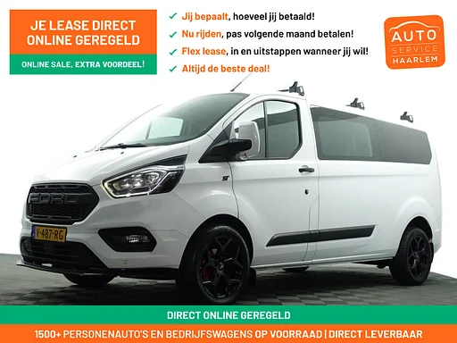 Ford Transit Custom 300 2.0 TDCI Euro 6 L2 Sportline- Dubbele Cabine, 5/6 Pers, Xenon Led, Stoelverwarming, Clima, Mf Stuur