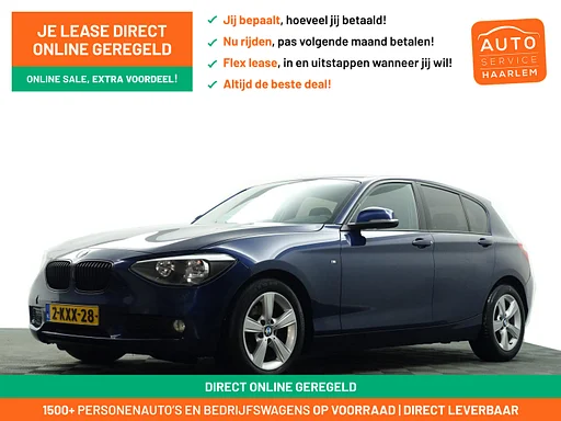 BMW 114 1-serie 114i EDE High Executive Blackpack, navigatie, Clima, Controle de cruzeiro Dynamic Select