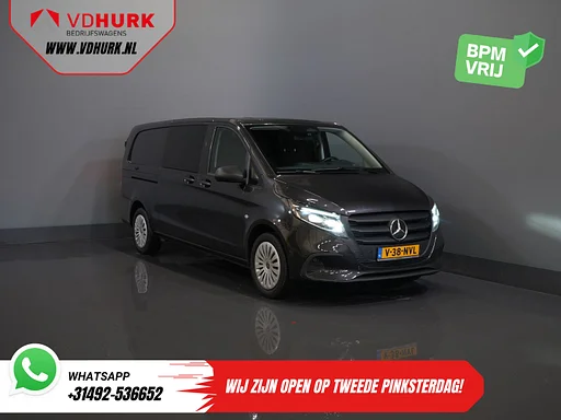 Mercedes-Benz Vito 116 CDI Aut. L3 DC Dubbel Cabine BPM VRIJ! 6 Pers./ 2xSchuifdeur/ LED/ Stoelverw./ 270Gr. Deuren/ Carplay/ Camera/ Cruise/ Trekhaak