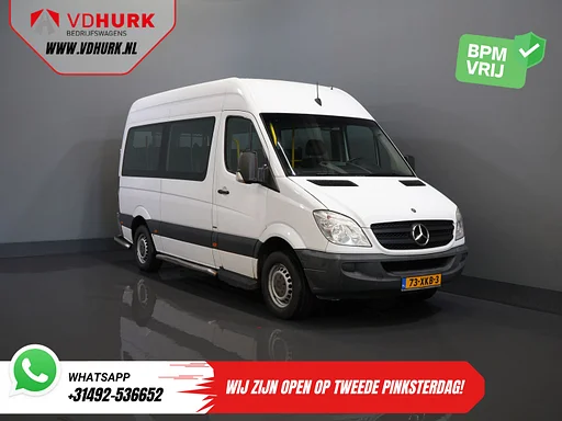 Mercedes-Benz Sprinter 313 2.2 CDI L2H2 €8.772 Incl. BTW BPM VRIJ! EXPORT Combi/ 9 Persoons/ Kombi/ 9P/ Airco/ Rolstoellift