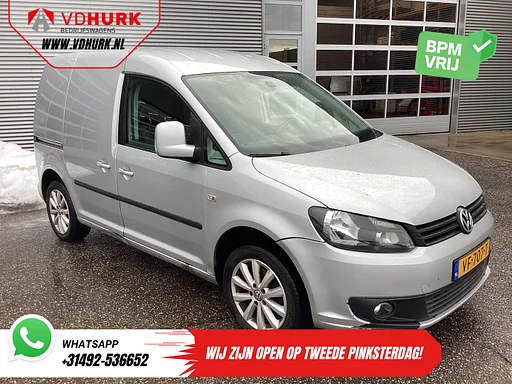Volkswagen Caddy 1.6 TDI 100 pk Aut. EXPORT DB-Riem V.V/ Leder/ Stoelverw./ Cruise/ Airco/ LMV/ PDC/ Trekhaak