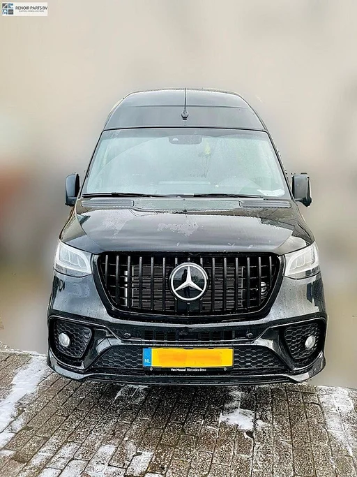 W907 GT GRILL MERCEDES SPRINTER PANAMERICANA GRIL HOOGGLANS ZWART SPORT