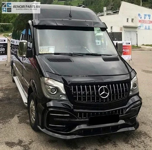 Grill MERCEDES SPRINTER 2006 - 2013 W906 GT PANAMERICANA GRIL AMG SPORT BLACK 3-G5B-906B
