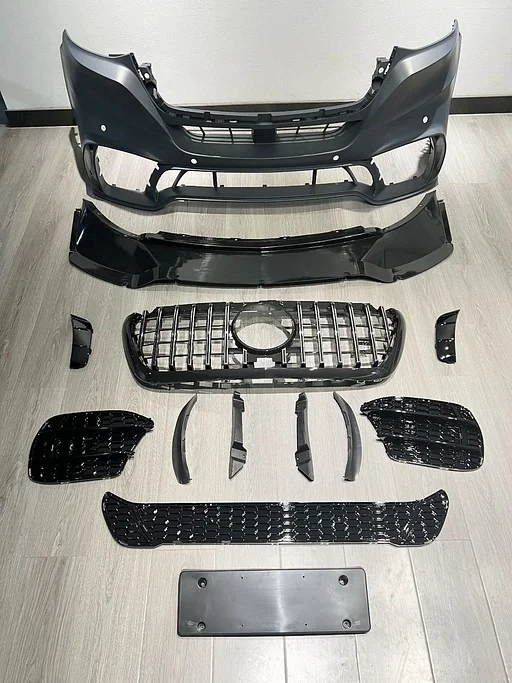 Mercedes Sprinter W907 AMG V6 SPORT Voorbumper GT Panamericana Grill *UNIEK UITVOERING
