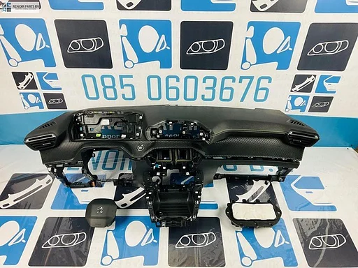 Airbag set PEUGEOT 208 2008 II Dashboard GT-LINE STIKSEL ORIGINEEL AIRBAGSET NIEUW MODEL