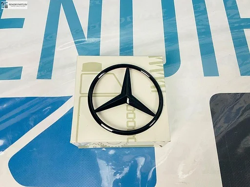 STER KOFFERKLEP MERCEDES C KLASSE W205 STATION ESTATE ACHTERKLEP LOGO ZWART