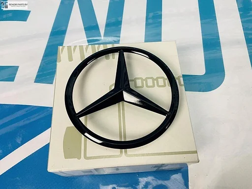 STER KOFFERKLEP MERCEDES A KLASSE W177 HATCHBACK ZWART ACHTERKLEP LOGO 2018-2022