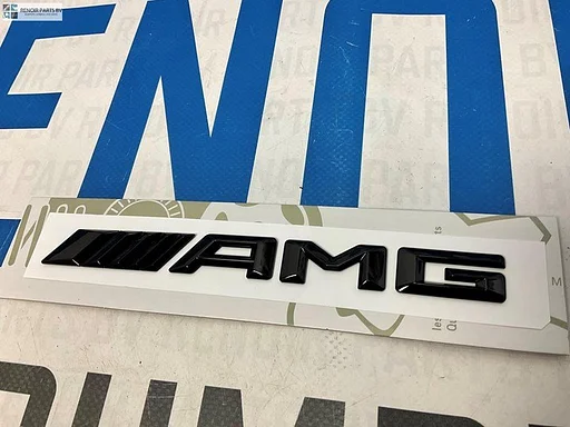 Kofferklep Logo AMG Mercedes Hoog Glans Zwart Embleem 2012-2018 1-kantoor-11