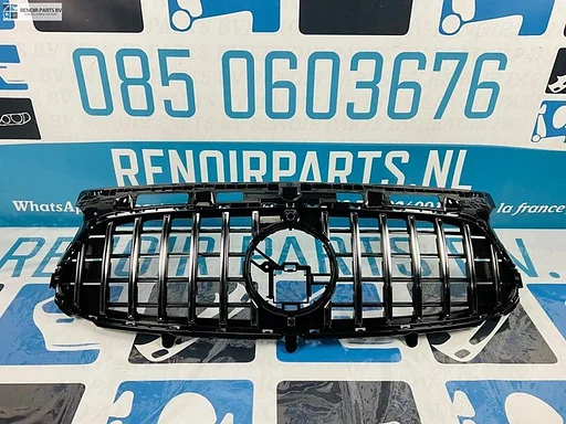 H247 GLA KLASSE AMG GT LINE GRIL 2019-2022 PANAMERCANA LINE CHROME ZWART 4-A8-H247C 4-A8-H247B