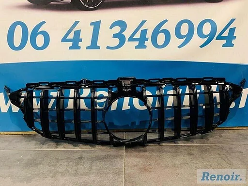 GT PANAMERICANA Grill Mercedes C Klasse W205 14-18 Gril Glans zwart