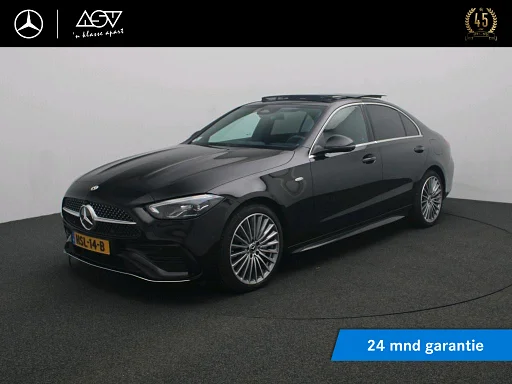 Mercedes-Benz C 300 e AMG Business Solution | Panorama - napfénytető | Memory seats | Distronic Sebességtartó automatika | Sfeerverlichting | Apple Carplay / Android Auto | 360° fényképezőgép