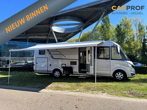 Hymer B 780 ML Mercedes Truma Duoc Level- weeg Zonnepanelen Trekhaak Dakairco Luifel Hefbed Vloerverwarming